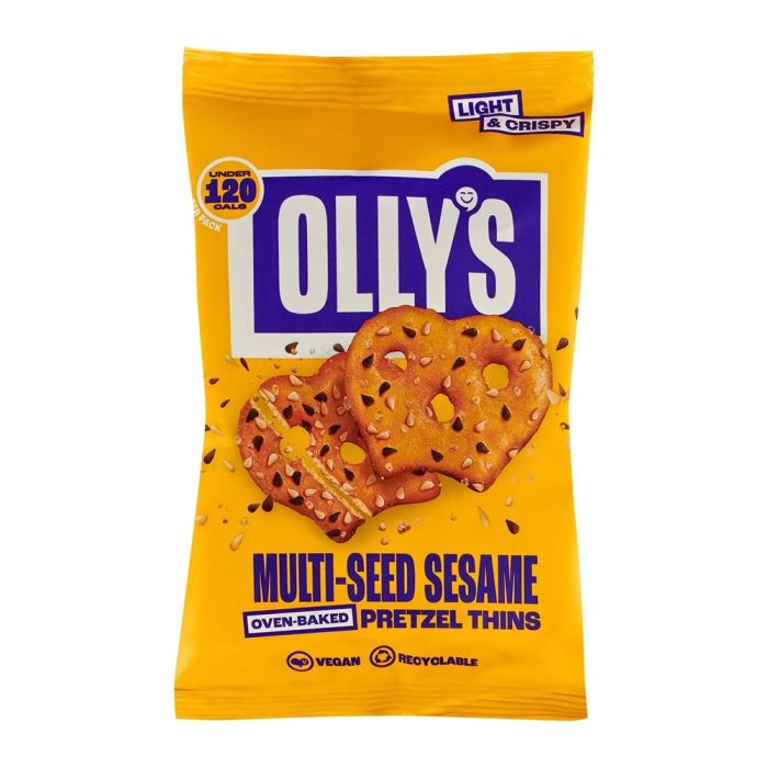 Olly's Pretzel Thins - Sesame 35g [WHOLE CASE]