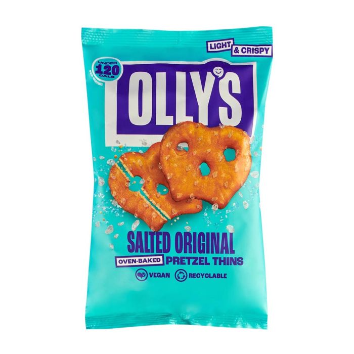 Olly's Pretzel Thins - Salted 140g [WHOLE CASE]