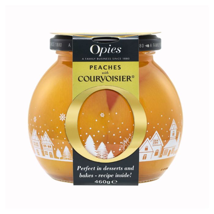 Opies Peaches with Luxardo Aged Brandy 460g [WHOLE CASE]