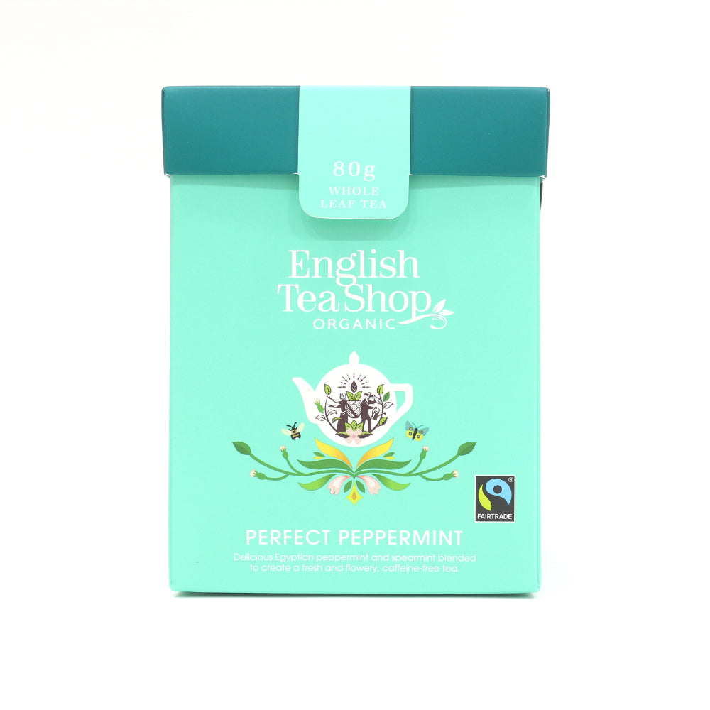 English Tea Shop Organic Perfect Peppermint Whole Leaf Tea (80g)