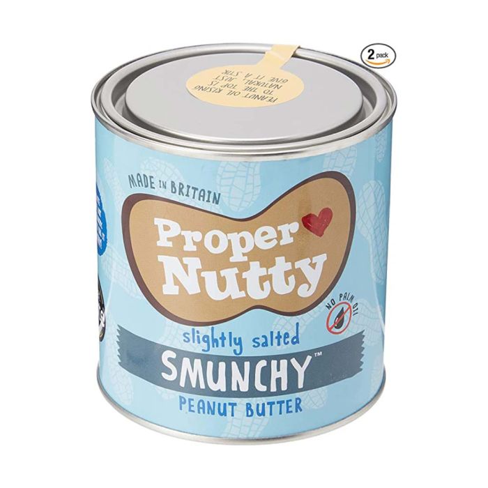 Proper Nutty Slightly Salted Smunchy Peanut Butter Tin [WHOLE CASE] by Proper Nutty - The Pop Up Deli