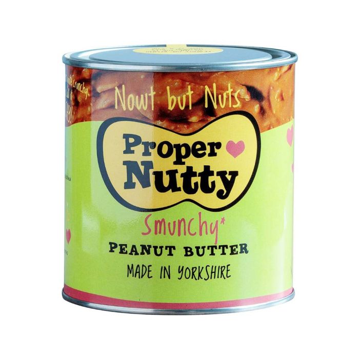 Proper Nutty Nowt But Nuts Smunchy Peanut Butter Tin [WHOLE CASE] by Proper Nutty - The Pop Up Deli