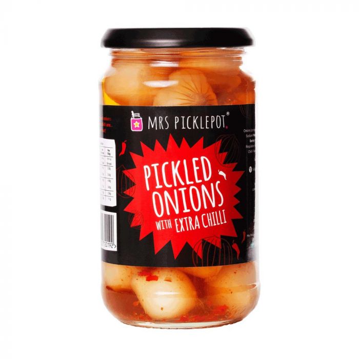 Mrs Picklepot Pickled Onions with Extra Chilli [WHOLE CASE] by Mrs Picklepot - The Pop Up Deli