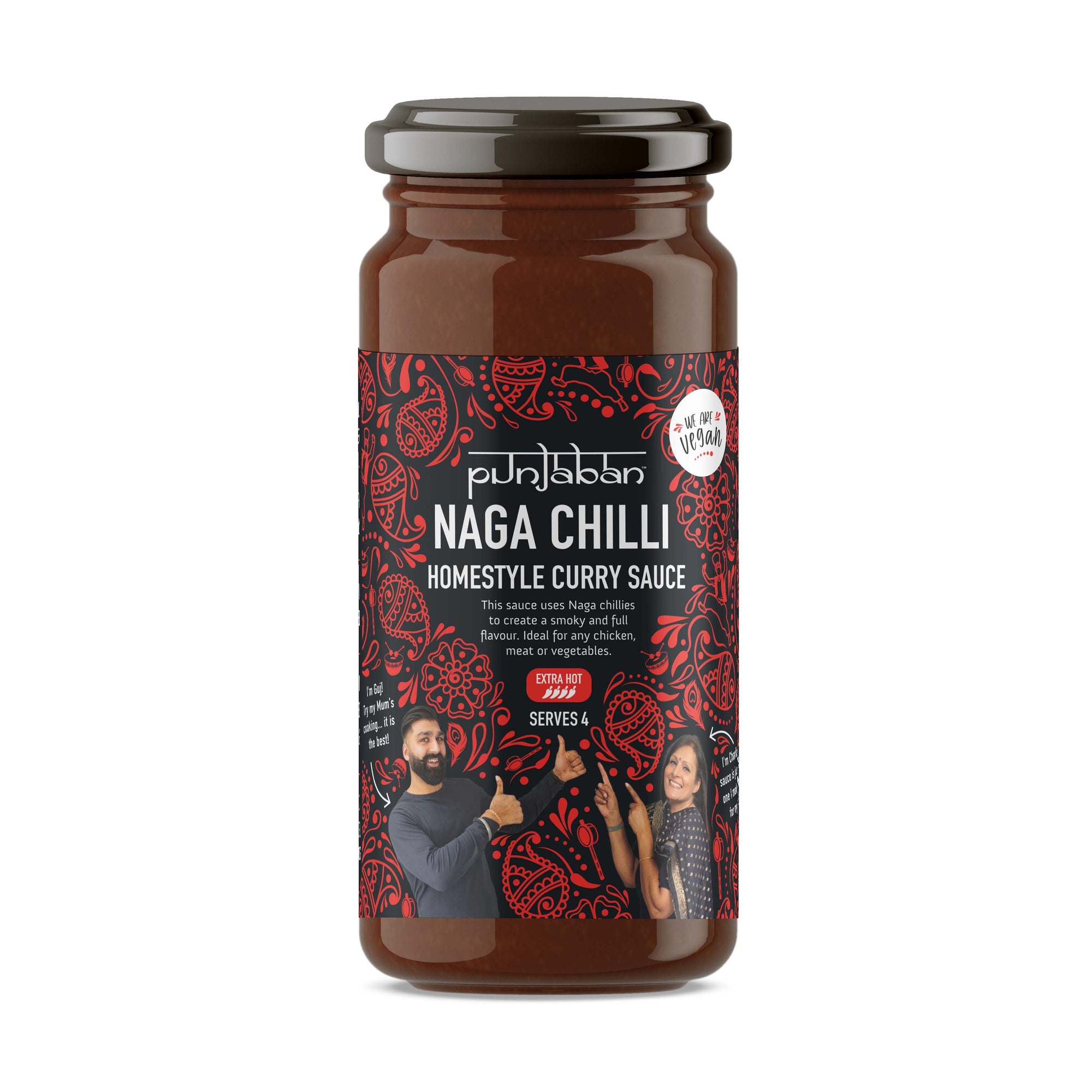 Punjaban Naga Chilli Curry Sauce (350g)