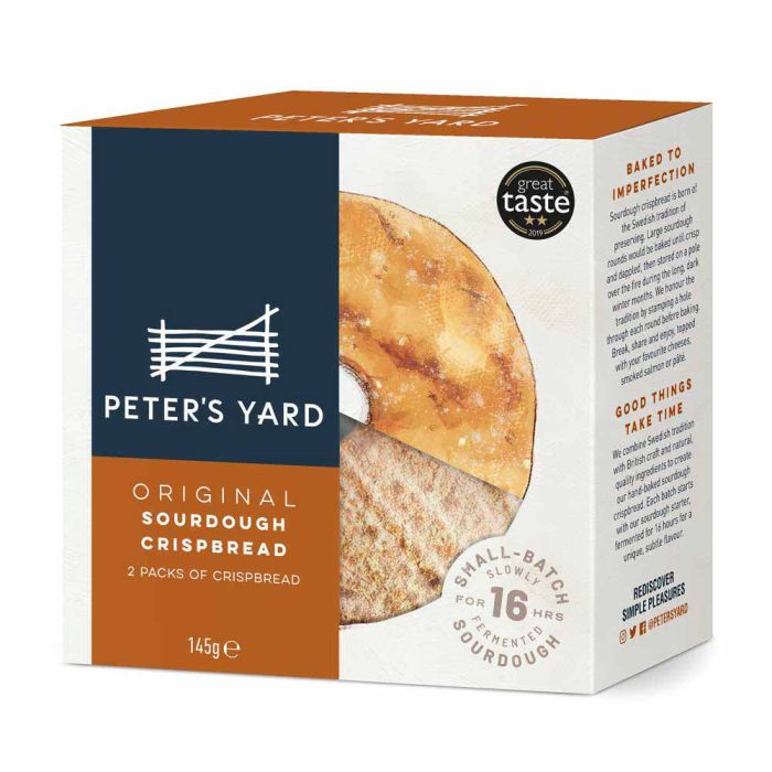 Peter's Yard Original Sourdough Crispbread Medium with hole [WHOLE CASE] by Peter's Yard - The Pop Up Deli