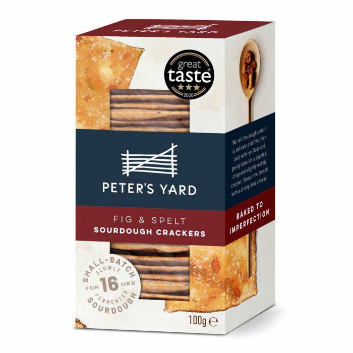 Peter's Yard Fig & Spelt Sourdough Crackers [WHOLE CASE] by Peter's Yard - The Pop Up Deli