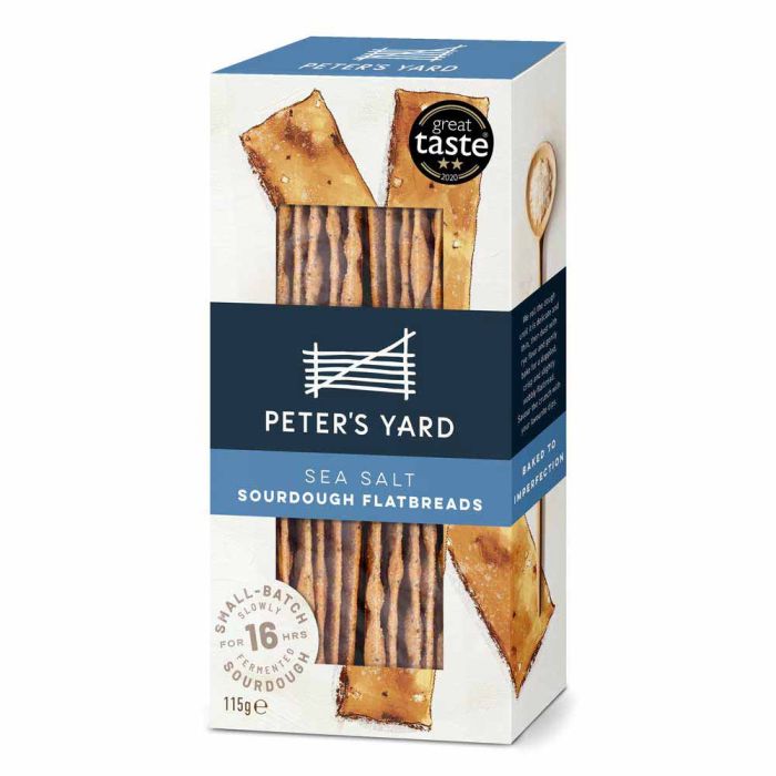 Peter's Yard Sea Salt Sourdough Flatbreads [WHOLE CASE] by Peter's Yard - The Pop Up Deli