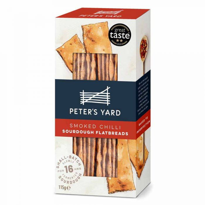 Peter's Yard Smoked Chilli Sourdough Flatbreads [WHOLE CASE] by Peter's Yard - The Pop Up Deli
