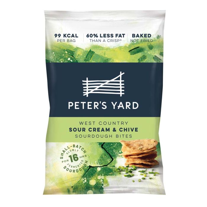 Peter's Yard West Country Sour Cream & Chive Sourdough Bites 24g [WHOLE CASE]