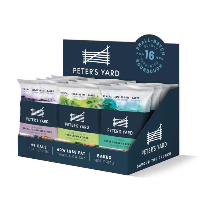 Peter's Yard Sourdough Bites Mixed Display Case 24g [WHOLE CASE]