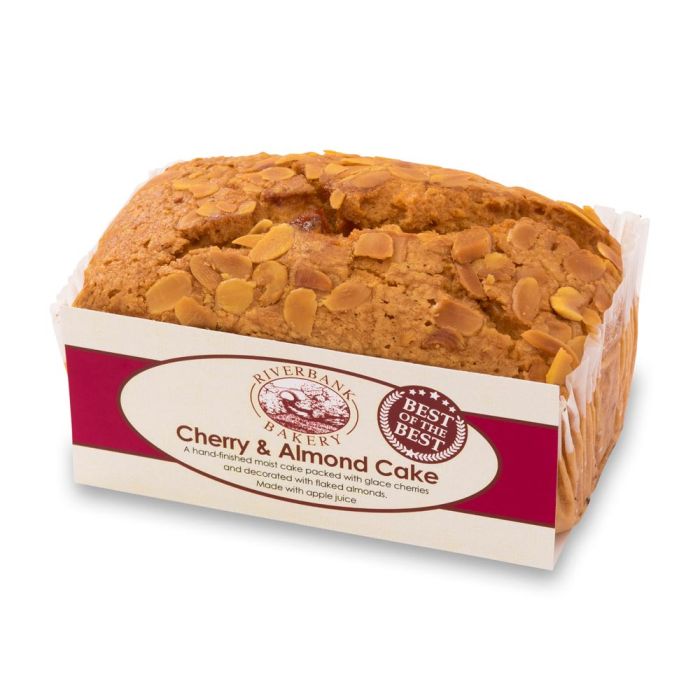 Riverbank Bakery Cherry & Almond Loaf Cake [WHOLE CASE]