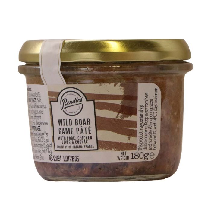Rendles Wild Boar Game Pate [WHOLE CASE] by Rendles - The Pop Up Deli