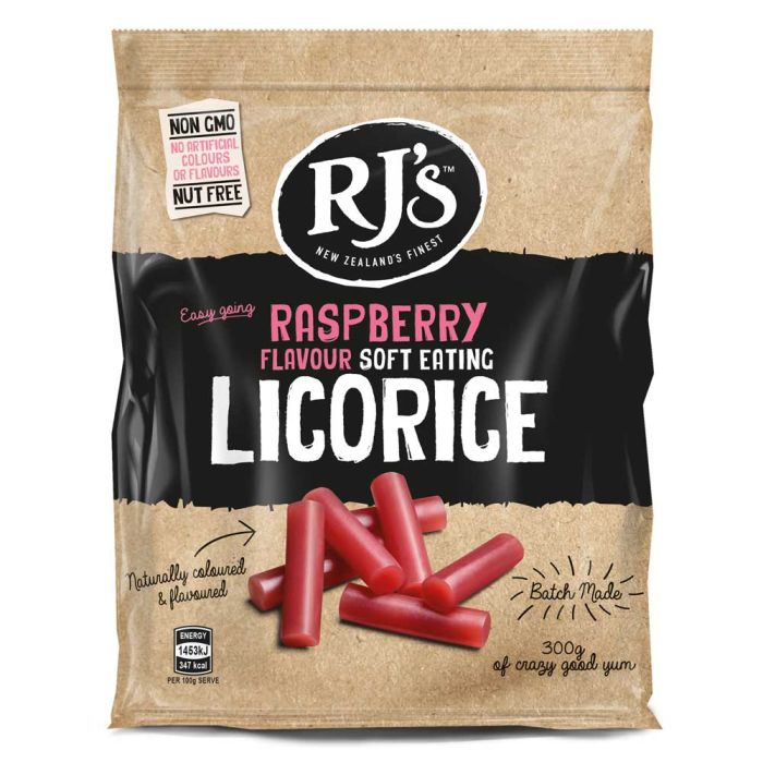 RJ's Soft Eating Raspberry Licorice [WHOLE CASE]