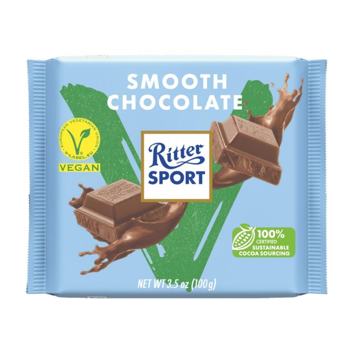 Ritter Sport Vegan Smooth Milk Chocolate 100g [WHOLE CASE] by Ritter - The Pop Up Deli