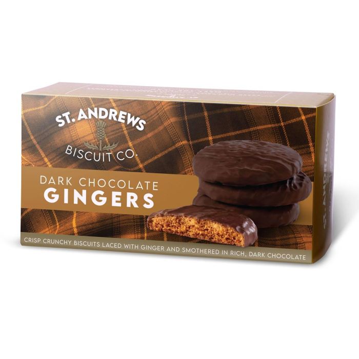 St Andrews Biscuit Co. Dark Chocolate Gingers  [WHOLE CASE]