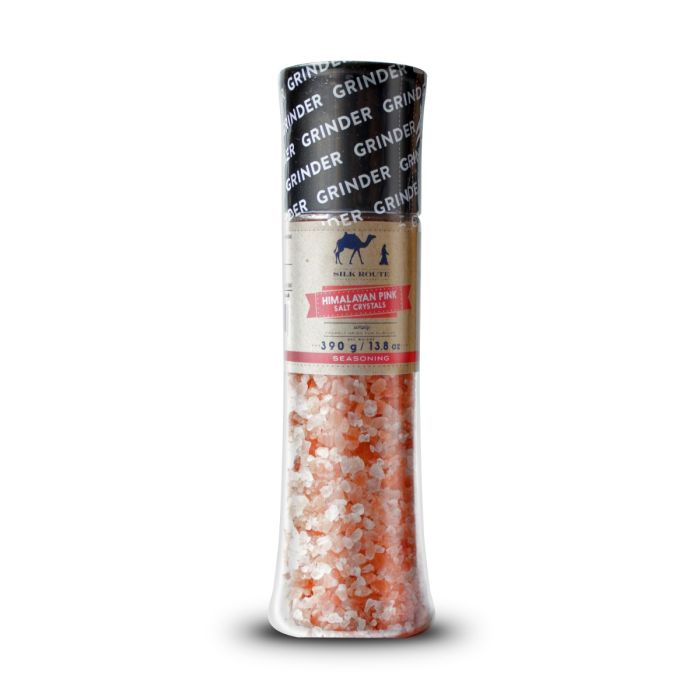 Silk Route Giant Himalayan Pink Salt Grinder [WHOLE CASE]