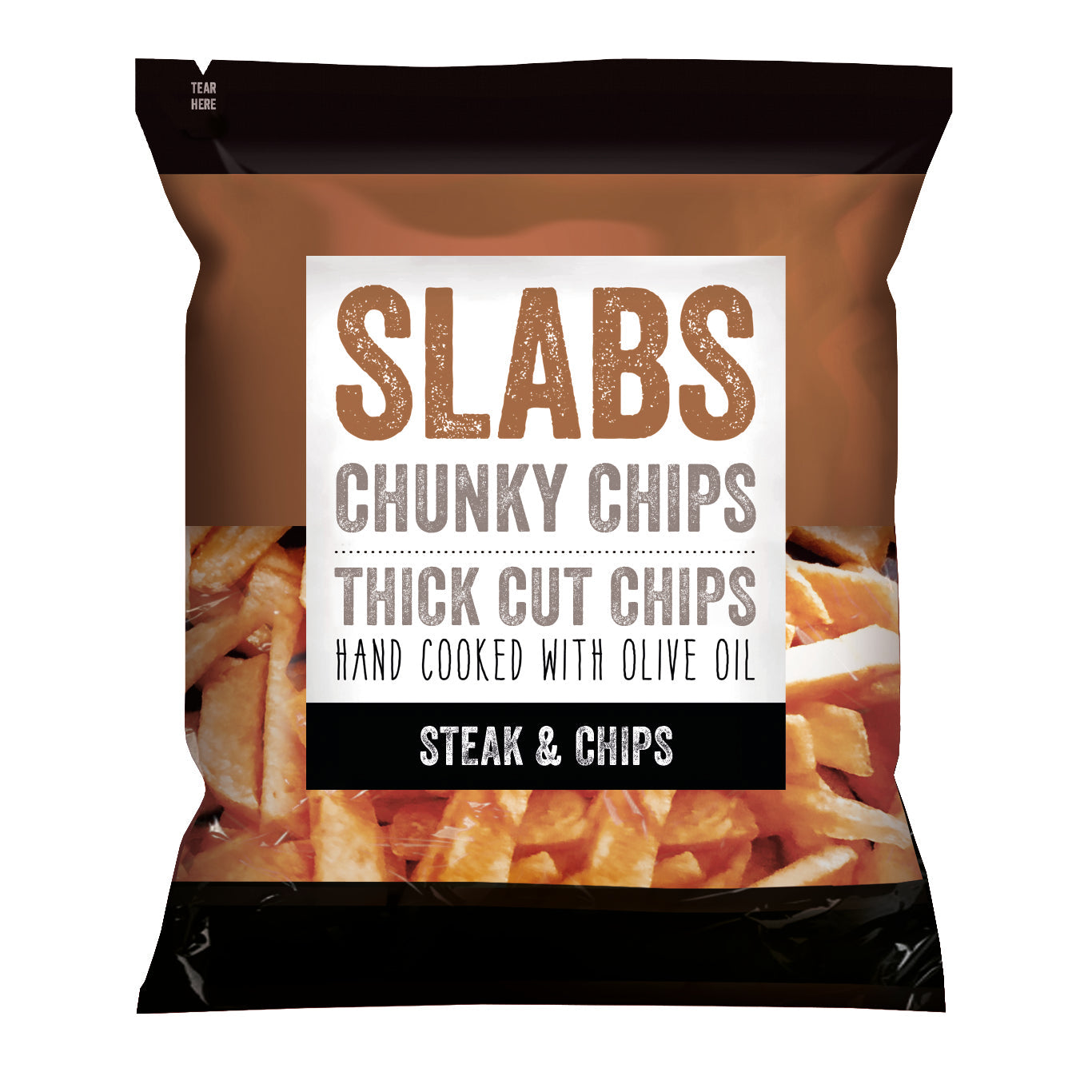 Slabs Steak & Chips Chunky Chips(18x60g) by Slabs - The Pop Up Deli