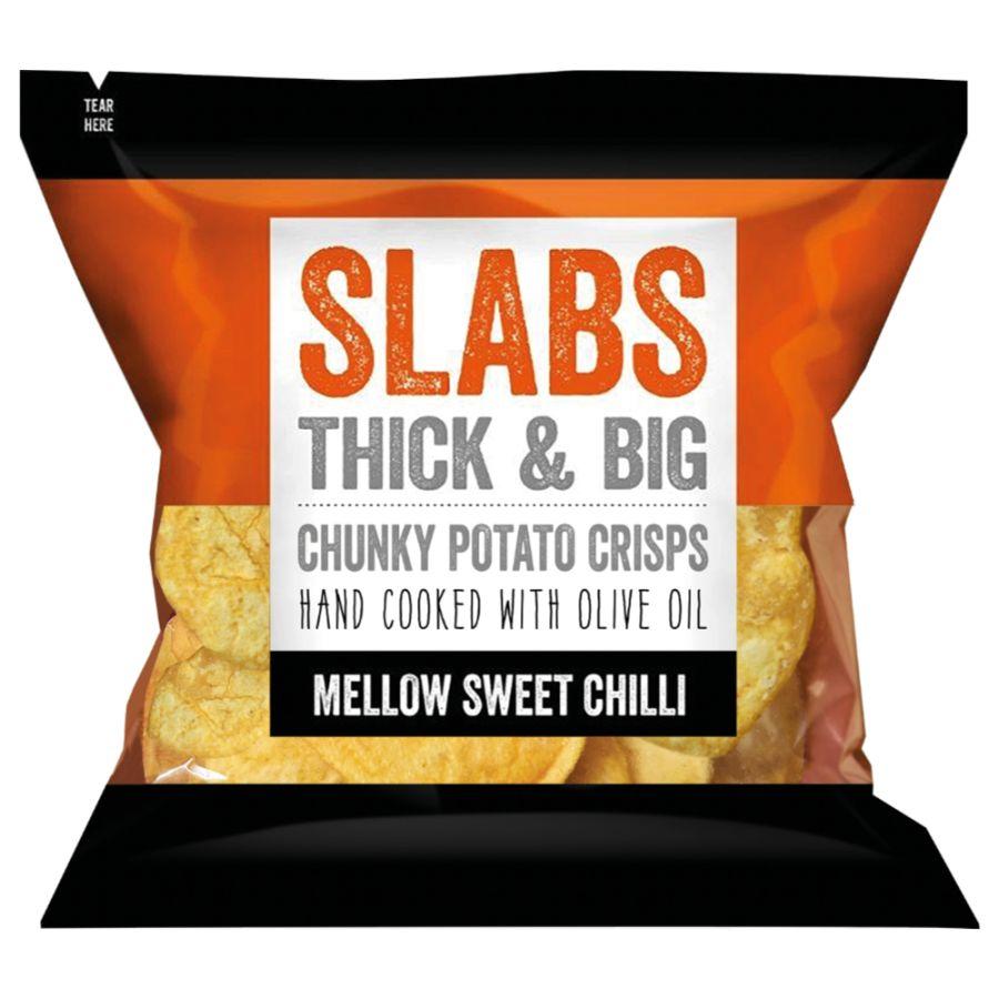 Slabs Mellow Sweet Chilli Slab Crisps (14x80g) by Slabs - The Pop Up Deli
