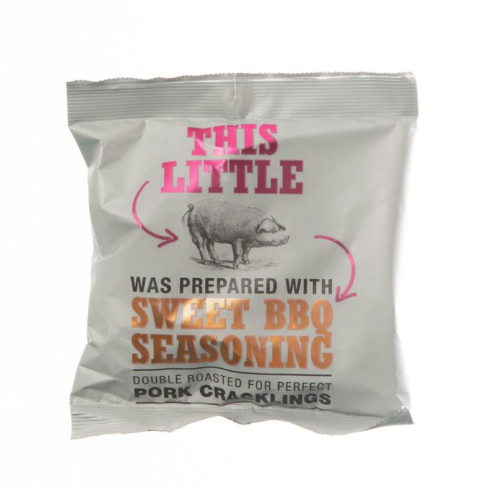 Snak Shed This Little Pig Sweet BBQ Pork Cracklings x8 [WHOLE CASE]