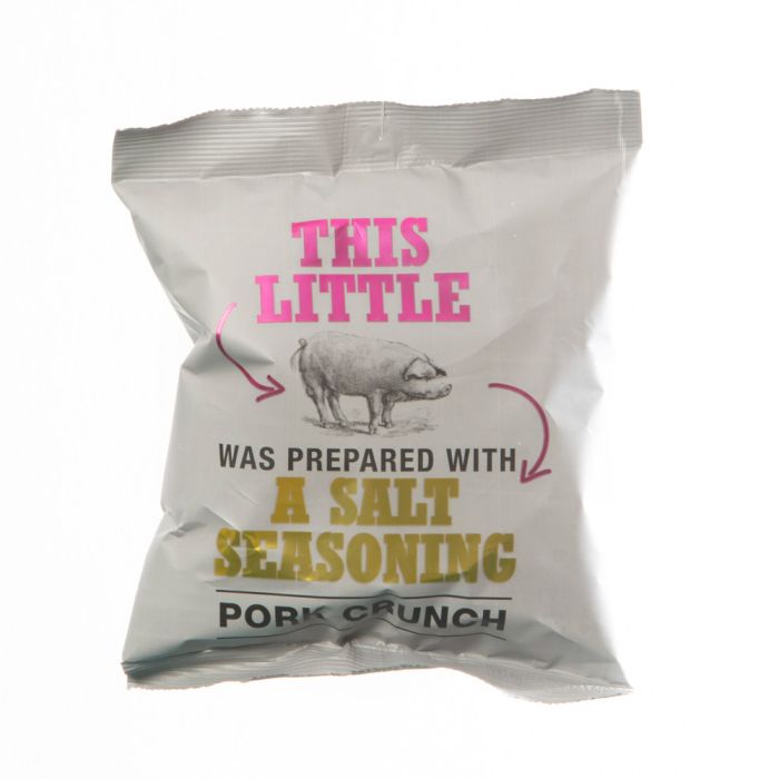 Snak Shed This Little Pig Pork Crunch Ready Salted x6 [WHOLE CASE] by Snak Shed - The Pop Up Deli