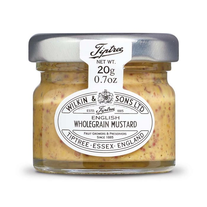 PRE-ORDER - Tiptree English Wholegrain Mustard Miniature 20g [WHOLE CASE] by Tiptree - The Pop Up Deli