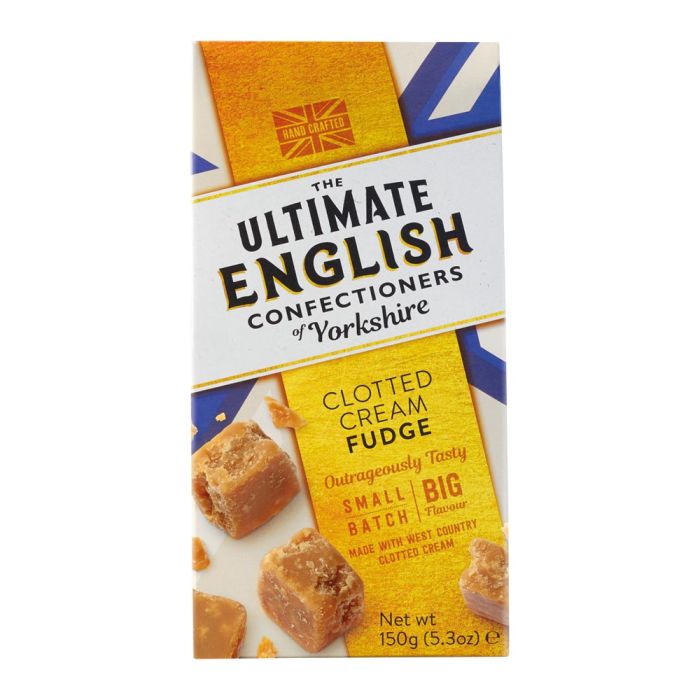 Ultimate English Clotted Cream Fudge Carton 150g [WHOLE CASE]
