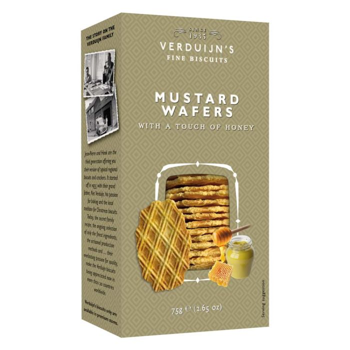 Verduijn's Honey & Mustard Wafers [WHOLE CASE] by Verduijn's - The Pop Up Deli