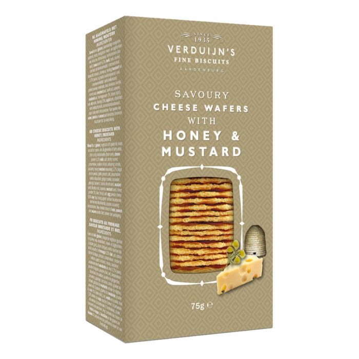 Verduijn's Cheese Wafers with Honey & Mustard Crackers [WHOLE CASE]