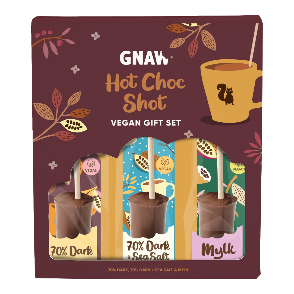 Gnaw Vegan Hot Choc Shot Gift Set (150g)