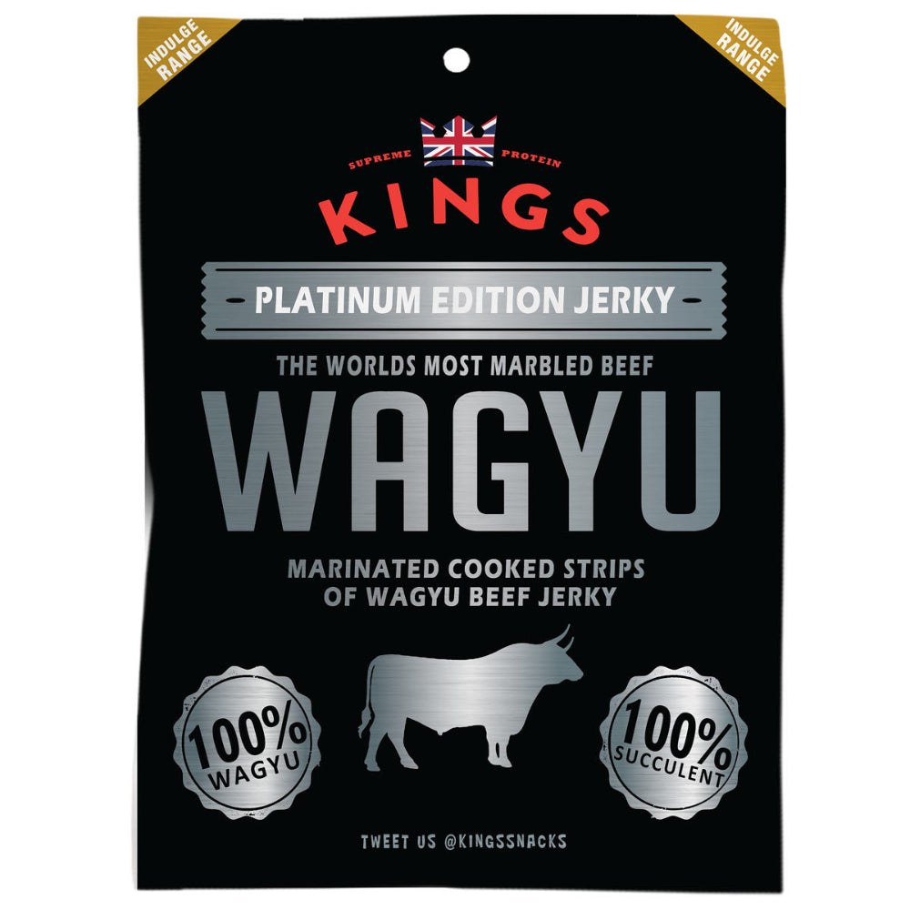 King's Wagyu Beef Jerky (16x25g) by King's - The Pop Up Deli