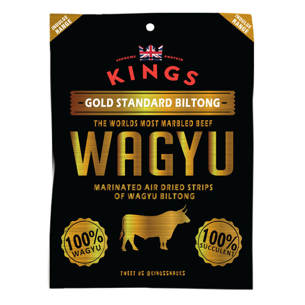 King's Wagyu Beef Biltong (16x25g) by King's - The Pop Up Deli