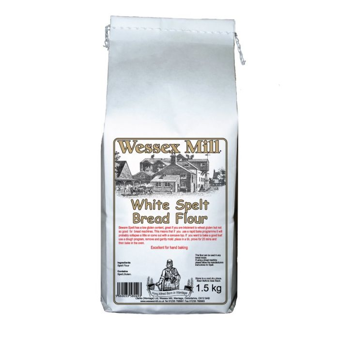 Wessex Mill Spelt Flour (White) 1.5kg [WHOLE CASE] by Wessex Mill - The Pop Up Deli