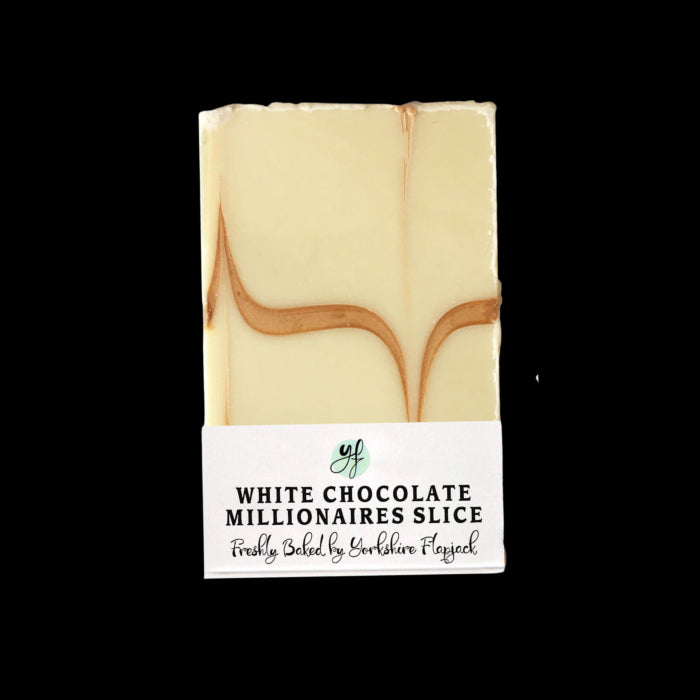 Yorkshire Flapjack White Millionaire Slice [WHOLE CASE] by Yorkshire Flapjack - The Pop Up Deli