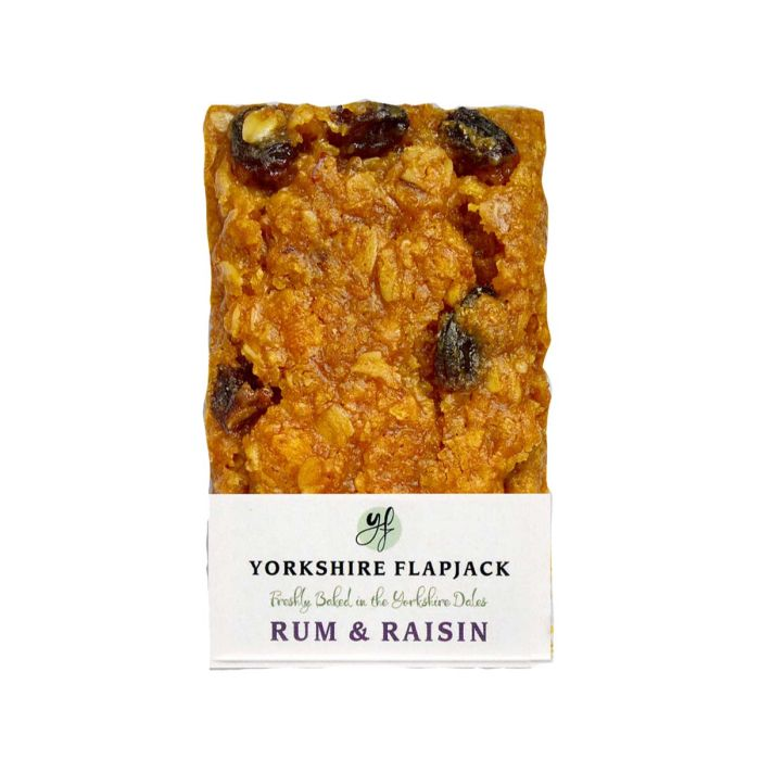 Yorkshire Flapjack Rum & Raisin [WHOLE CASE] by The Pop Up Deli - The Pop Up Deli