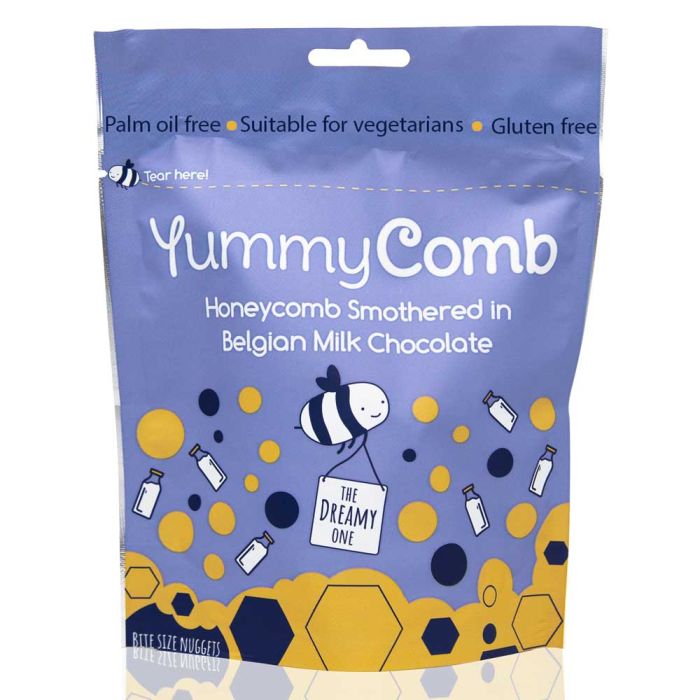 Yummycomb Belgian Milk Chocolate Honeycomb Pouch [WHOLE CASE]